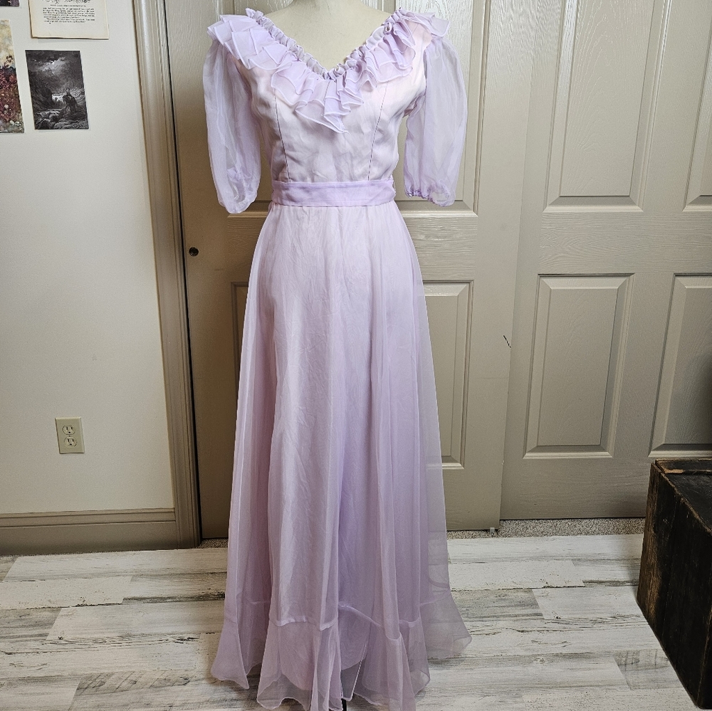 Vintage lavender gown